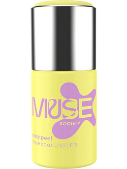 Muse Society Easy Peel Base Coat Gloss Βερνίκι Νυχιών 10ml