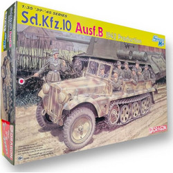 Dragon SD.KFZ.10 Ausf. B 1942 Συναρμολογούμενο Πλαστικό Μοντέλο Τανκ 1:35