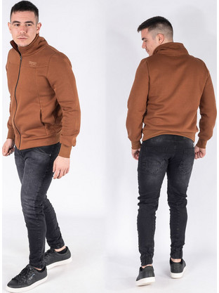 Back2Jeans Ανδρικό Τζιν Παντελόνι Ελαστικό Loose Εφαρμογή Μαύρο T10Z