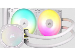 Corsair Nautilus 240 RS White Υδρόψυξη CPU 120mm ARGB για Socket 1700 / AM4 / AM5