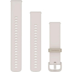 Garmin QuickFit 20mm Λουράκι Σιλικόνης Ivory