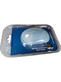 AOAS 1008 Ασύρματο Bluetooth Ποντίκι Light Blue