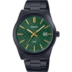 Casio Ανδρικό Ρολόι με Μαύρο Μεταλλικό Μπρασελέ MTP-VD03B-3A