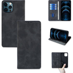 Sonique Vintage Magnet Wallet Black (iPhone 12 Pro)