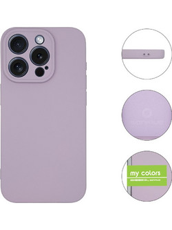 Sonique My Colors Silicone Back Cover Violet (iPhone 15 Pro)