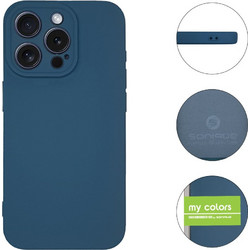 Sonique My Colors Silicone Back Cover Navy Blue (iPhone 15 Pro Max)