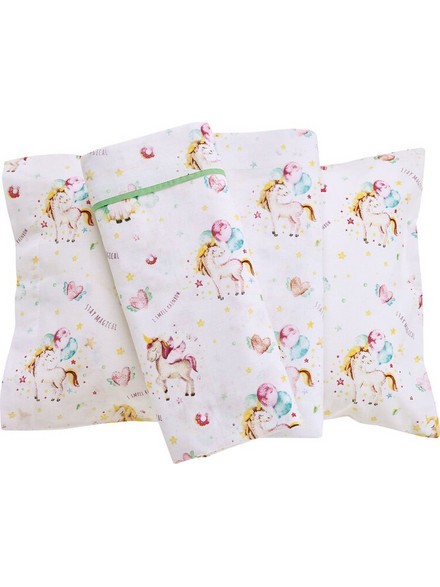 Das Home Fun Line 4919 Σετ Βρεφικά Σεντόνια Κούνιας Βαμβακερά 130x170 White