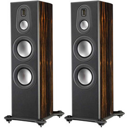 Monitor Audio PL300 II Ζεύγος Ηχείων Hi-Fi Δαπέδου 300W 3 Δρόμων Ebony Veneer