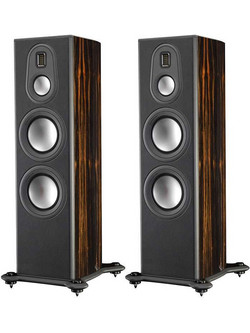 Monitor Audio PL300 II Ζεύγος Ηχείων Hi-Fi Δαπέδου 300W 3 Δρόμων Ebony Veneer