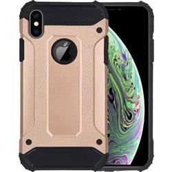 Sonique Heavy Armor Back Cover Rose Gold (iPhone XS Max)