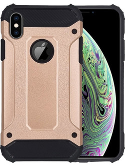 Sonique Heavy Armor Back Cover Rose Gold (iPhone XS Max)