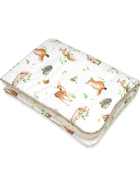 Maboo Fairytale Squirrel Κουβέρτα Αγκαλιάς Βελουτέ 75x100 Μπεζ