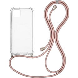 Sonique Armor Clear Back Cover Transparent / Rose Gold Satin (iPhone 11 Pro Max)