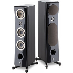 Focal Kanta Νο2 Ζεύγος Ηχείων Hi-Fi Δαπέδου 300W 3 Δρόμων Black Lacquer