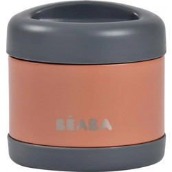Beaba Βρεφικό Θερμός Φαγητού Ανοξείδωτο Mineral Grey/Terracotta 500ml