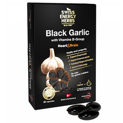 Dr.Frei Swiss Energy Herbs Black Garlic & Vitamin B-Group 20 Κάψουλες