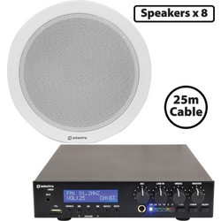 Adastra 8xEC56V+UM60 Παθητικό Ηχείο Οροφής 6W Λευκό