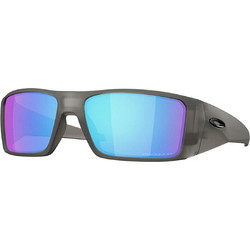 Oakley OO9231 24 Ανδρικά Γυαλιά Ηλίου Ορθογώνια Κοκάλινα Γκρι με Μπλε Φακό