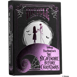 Bicycle Disney The Nightmare Before Christmas Τράπουλα Μαύρη Μωβ 10044157