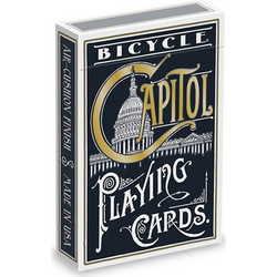 Bicycle Capitol Τράπουλα Πλαστικοποιημένη Navy Μπλε 1043624