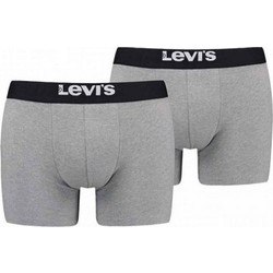 Levi's Solid Ανδρικά Μποξεράκια Σετ 2Pack Γκρι 701222842-007