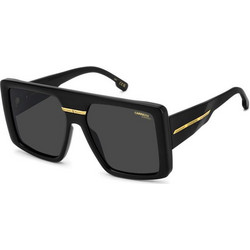 Carrera CA13/S 2M2/IR Ανδρικά Γυαλιά Ηλίου Μάσκα Κοκάλινα Μαύρα με Μαύρο Φακό