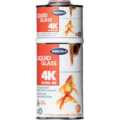 Mercola Liquid Glass 4K 1895 Ρητίνη Υγρού Γυαλιού 2 Συστατικών 3kg