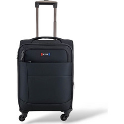 Rain RB2007-20 Βαλίτσα Καμπίνας 56x38x22cm με 4 Ρόδες Μαύρη