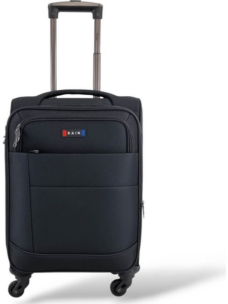 Rain RB2007-20 Βαλίτσα Καμπίνας 56x38x22cm με 4 Ρόδες Μαύρη