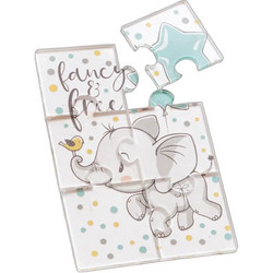 Parisis Μπομπονιέρα Βάπτισης Puzzle Ελεφαντάκι από Plexiglass
