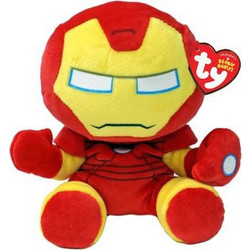 Ty Beanie Babies Floppy Iron Man 1607-44005