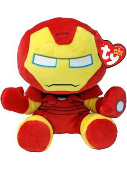 Ty Beanie Babies Floppy Iron Man 1607-44005