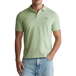 Gant Ανδρική Μπλούζα Polo Κοντομάνικη Πράσινο Mint 3G2210-342