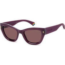 Polaroid Eyewear PLD6237/S/X 8CQ/KL Γυναικεία Γυαλιά Ηλίου Cat Eye Κοκάλινα Μωβ με Καφέ Φακό
