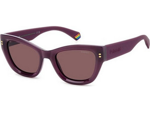 Polaroid Eyewear PLD6237/S/X 8CQ/KL Γυναικεία Γυαλιά Ηλίου Cat Eye Κοκάλινα Μωβ με Καφέ Φακό
