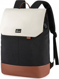 Lovevook MB2187 Backpack Laptop 15.6" Black Beige | 5212041216134]