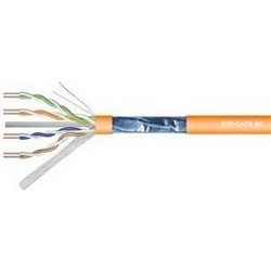 TOPELCOM F/FTP Cat.6 Καλώδιο Δικτύου Ethernet 1m Yellow 02.004.0080