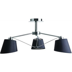 Arkolight Κρεμαστό Φωτιστικό Οροφής Τρίφωτο E27 Ασημί 1654-3-3