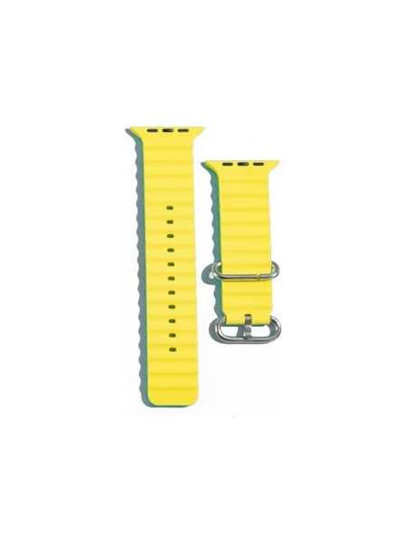 XO BT02A Marine Λουράκι Σιλικόνης Yellow (Apple Watch 38 / 40 / 41mm)