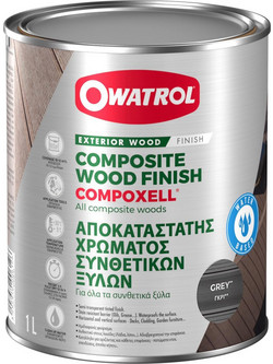 Owatrol Compoxell Συντηρητικό Ξύλου Γκρι 1lt
