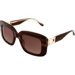 Lancel LA91048-C03 Γυναικεία Γυαλιά Ηλίου Τετράγωνα Κοκάλινα Καφέ με Καφέ Φακό