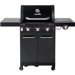 Char-Broil Professional Core Euroflex Φορητή Ψησταριά Υγραερίου με 3 Εστίες και Πλαϊνό Μάτι 7.48kW Επιφάνειας 44.5x61.5cm 140915