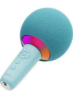 XO BE50 Lollipop Ασύρματο Μικρόφωνο Καραόκε Μπλε