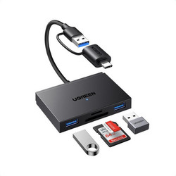 Ugreen CM812 USB Hub 3.0 USB-A με 4 Θύρες USB-A / Card Reader