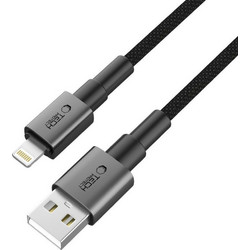 Tech-Protect Ultraboost DNA Braided USB-A to Lightning Cable 2m Grey 5906302380862