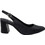Piccadilly Ανατομικές Γόβες Slingback Δερμάτινες με Χοντρό Ψηλό Τακούνι Μαύρες 745145-32