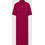 Funky Buddha Midi Καθημερινό Φόρεμα Σεμιζιέ Μεταξωτό Φούξια FBL011-100-13