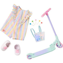 Our Generation Deluxe Scooter with Lollipop για Κούκλα