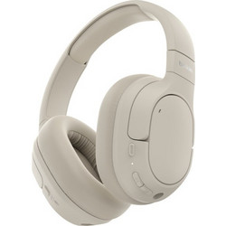 Belkin SoundForm Isolate Ασύρματα Bluetooth Ακουστικά Over Ear με Noise Cancelling Μπεζ