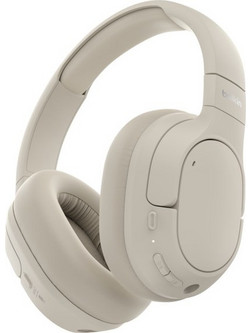 Belkin SoundForm Isolate Ασύρματα Bluetooth Ακουστικά Over Ear με Noise Cancelling Μπεζ
